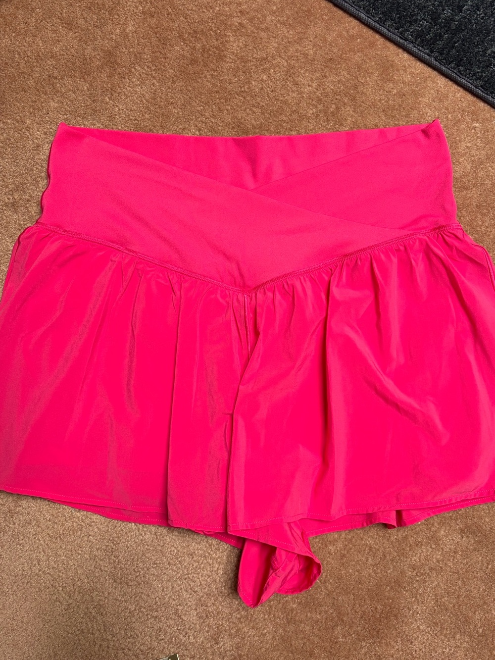 Offline by aerie Hot Pink Flowy Athletic Lined Shorts
